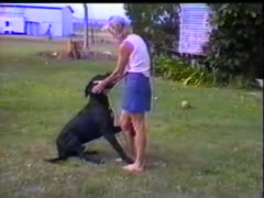 Fucking hardcore her dog