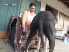 Movie Dog fuck Girl Outdoor